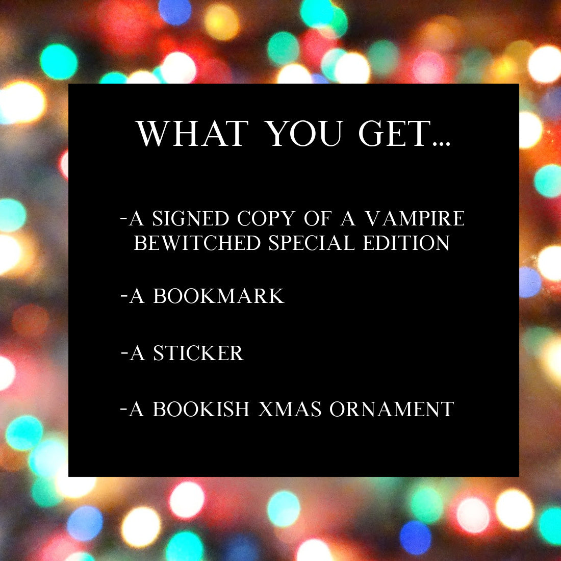 2025 A Vampire Bewitched – Christmas Book Box 🎄🩸