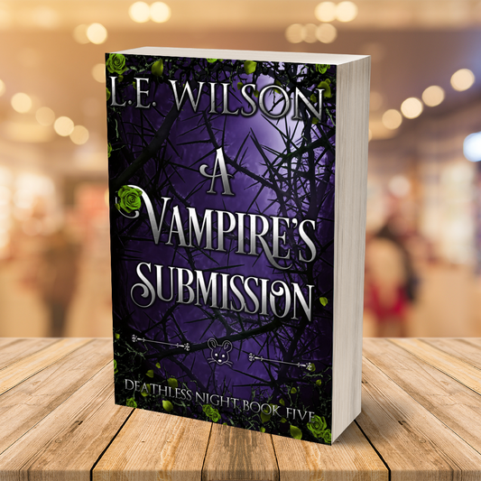 a Vampire's submission - signed paperback