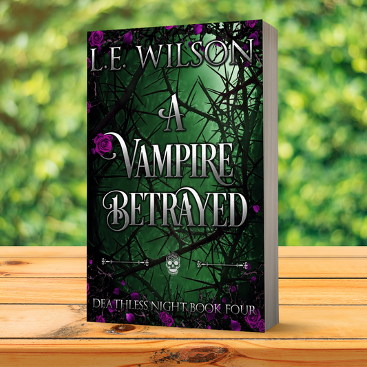 a Vampire betrayed - signed paperback
