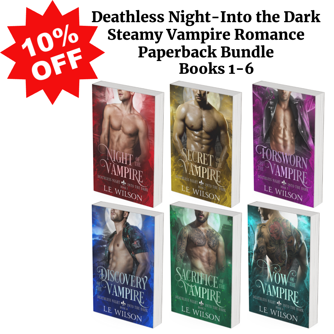 Deathless Night-Into the Dark complete bundled set books 1-6 (Paperbacks)