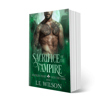 Book titled 'Sacrifice of the Vampire' Paperback by L.E. Wilson - vampire paranormal romance