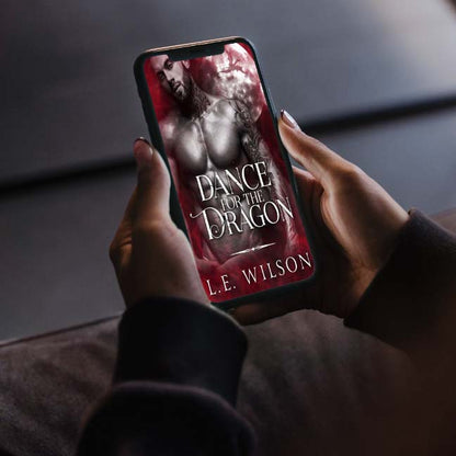 Dance for the Dragon ebook cover on iphone- lifestyle