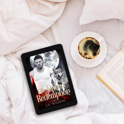 The Alphas Redemption ebook cover on ipad - lifestyle image