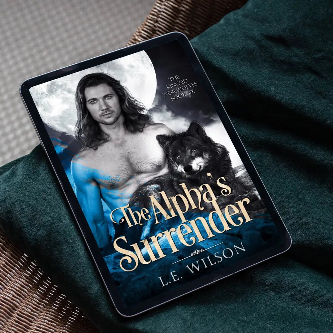 The Alpha's Surrender ebook cover on ipad - lifestyle image