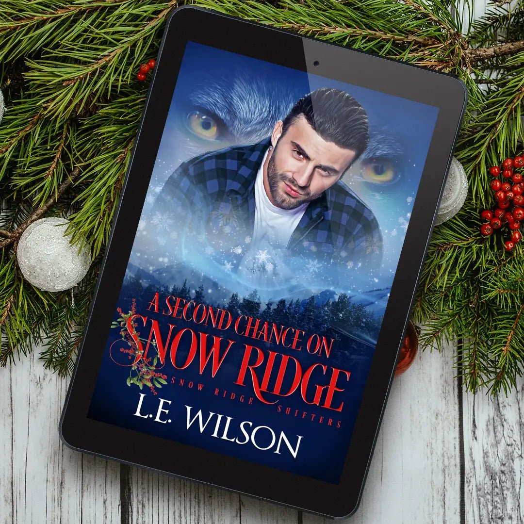 A Second Chance on Snow Ridge ebook cover on ipad - lifestyle
