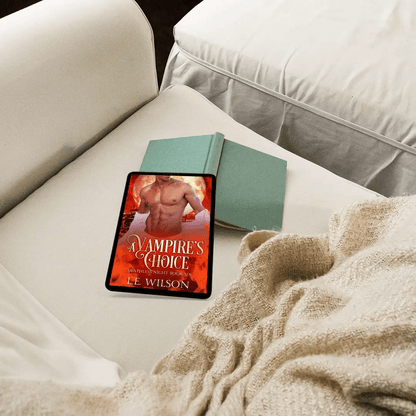 A Vampire's Choice ebook cover on ipad - lifestyle image