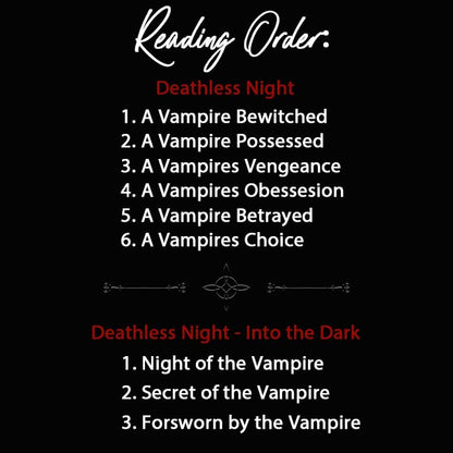 Reading Order - Paranormal romance